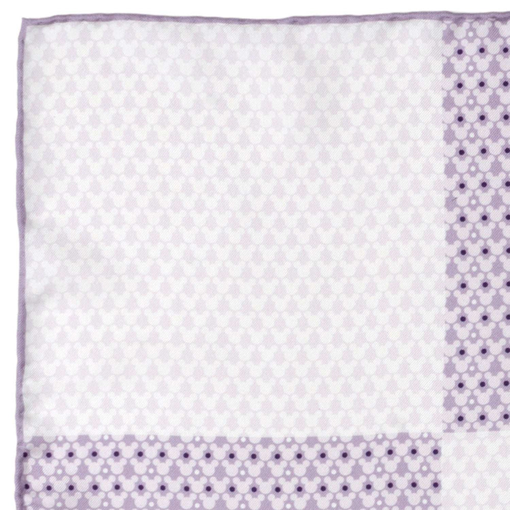 Disney Mickey Mouse Lavender 4 Square Pocket Square - Cufflinks.com - Flyclothing LLC
