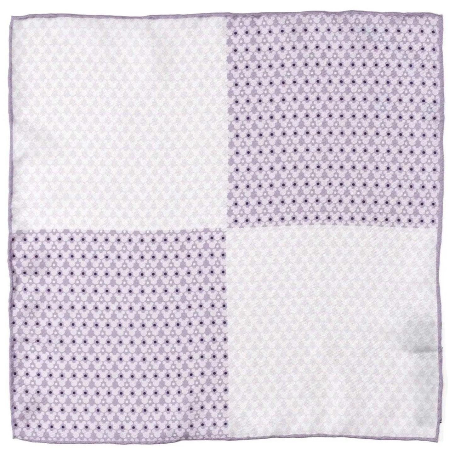 Disney Mickey Mouse Lavender 4 Square Pocket Square - Cufflinks.com - Flyclothing LLC