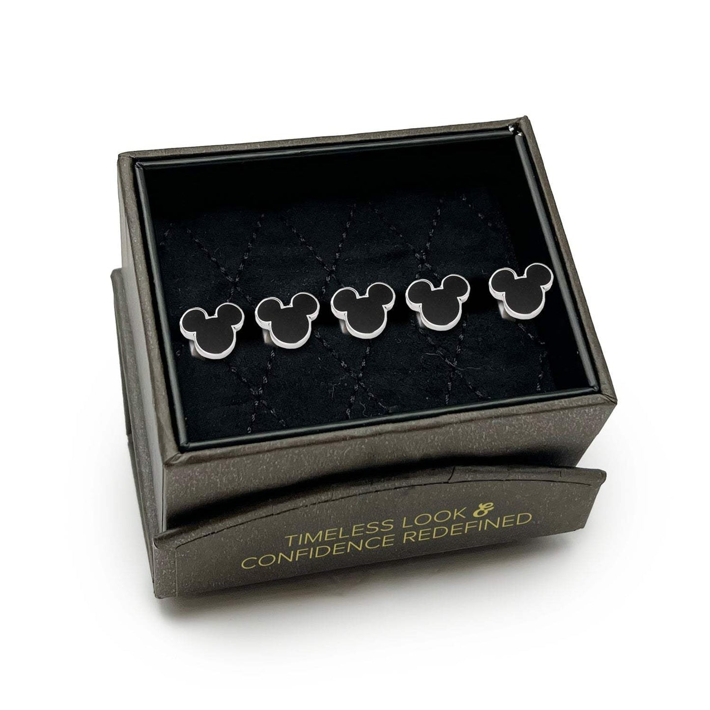 Disney Mickey Mouse Silhouette 5-Studs - Cufflinks.com - Flyclothing LLC