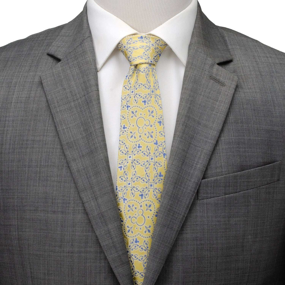 Disney Mickey Mouse Yellow Multi Men's Tie - Cufflinks.com - Flyclothing LLC