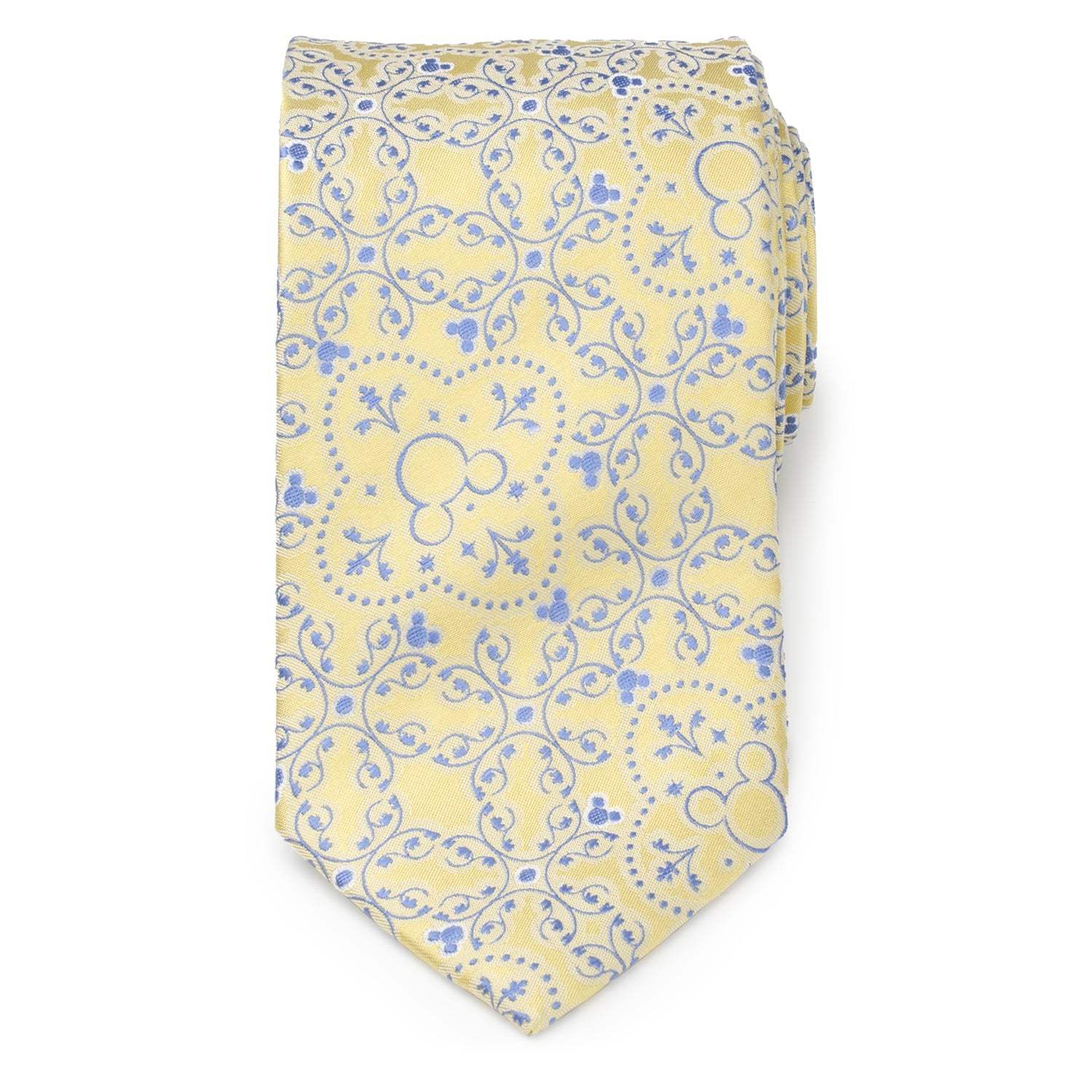 Disney Mickey Mouse Yellow Multi Men's Tie - Cufflinks.com - Flyclothing LLC