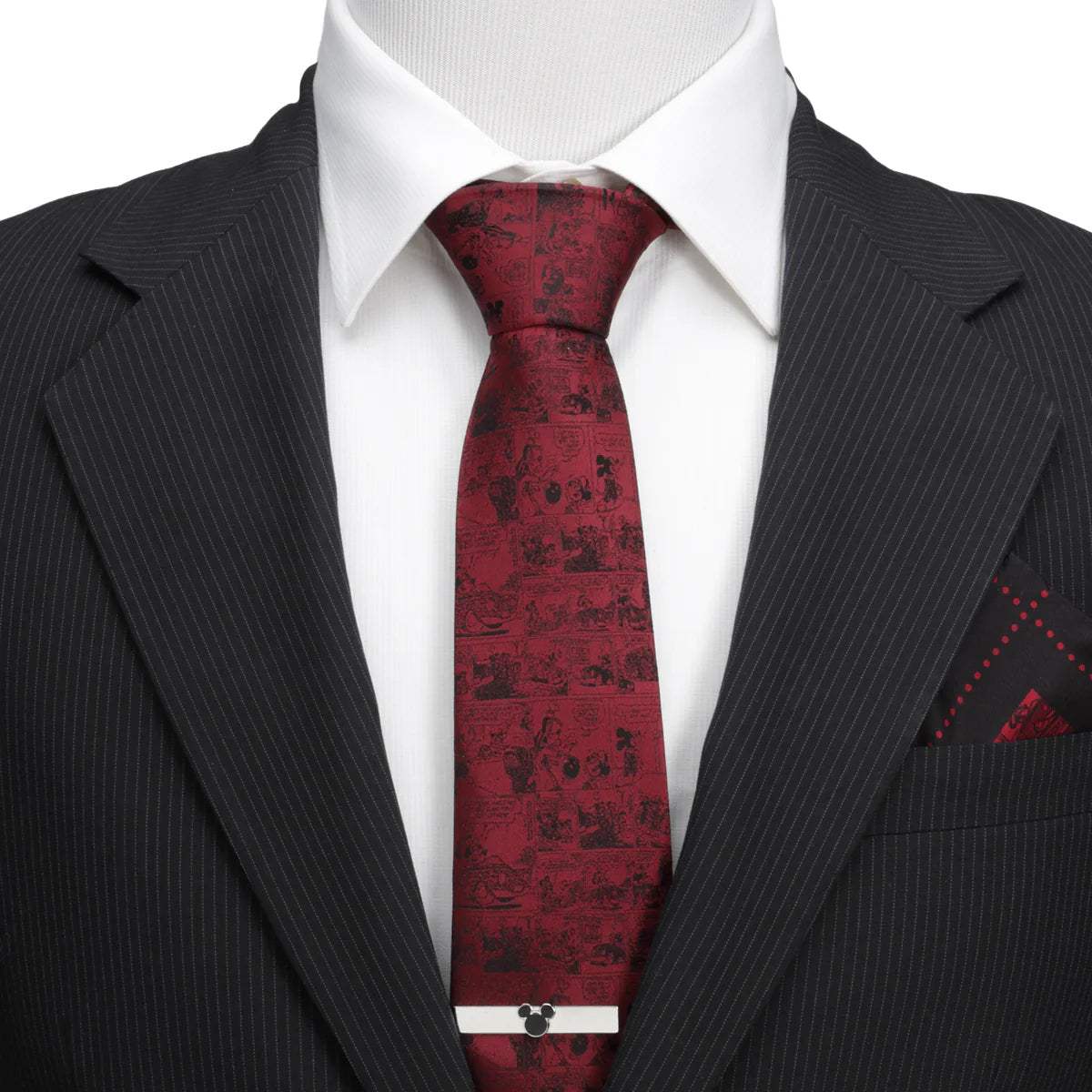 Disney Mickey Mouse Comic Red Men's Tie - Cufflinks.com - Flyclothing LLC