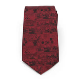 Disney Mickey Mouse Comic Red Men's Tie