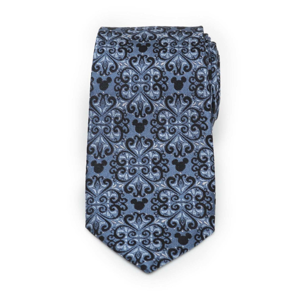 Disney Mickey Mouse Damask Tile Blue Men's Tie - Cufflinks.com - Flyclothing LLC