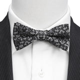 Disney Mickey Mouse Damask Pocket Square and Bow Tie Gift Set