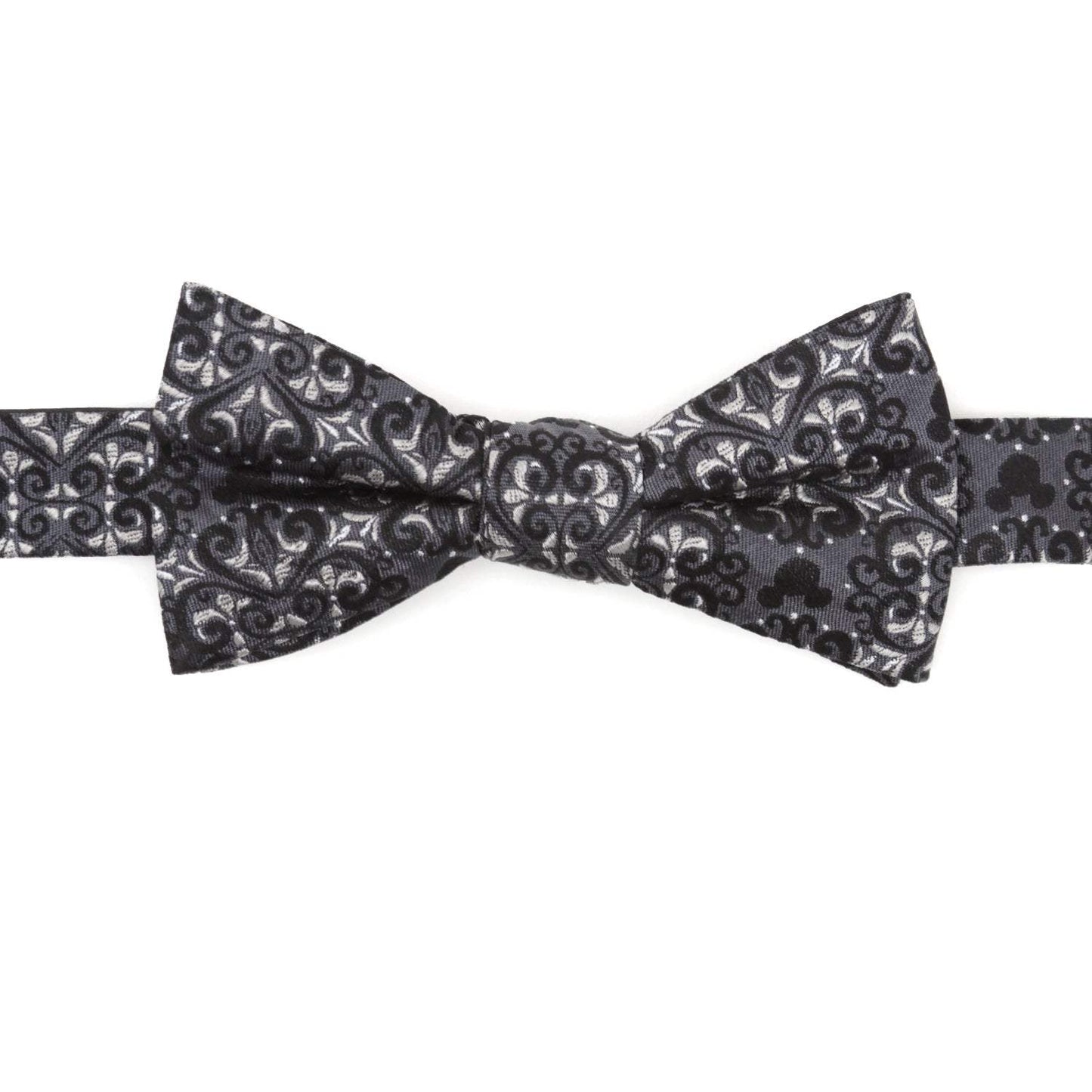 Disney Mickey Mouse Damask Pocket Square and Bow Tie Gift Set - Cufflinks.com - Flyclothing LLC