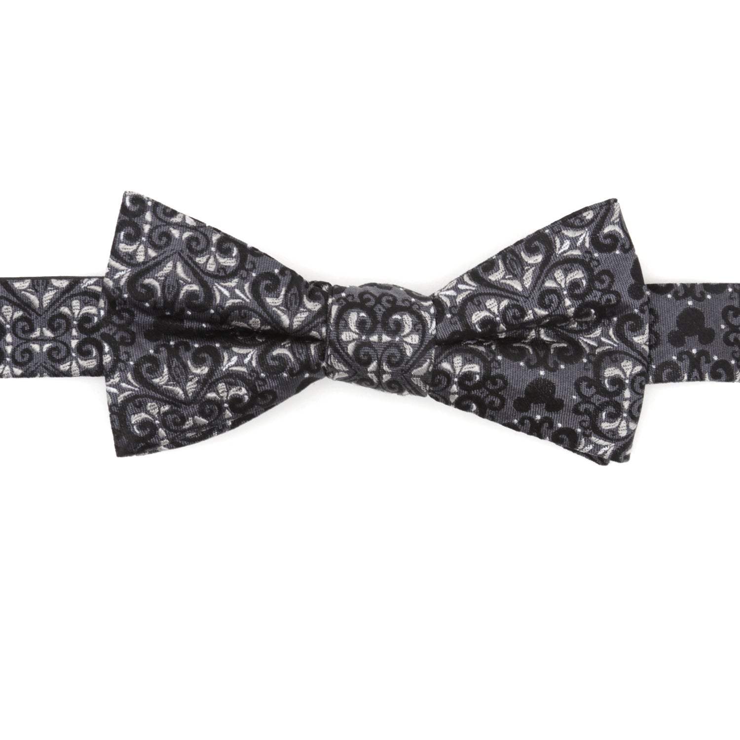 Disney Mickey Mouse Damask Pocket Square and Bow Tie Gift Set - Cufflinks.com - Flyclothing LLC