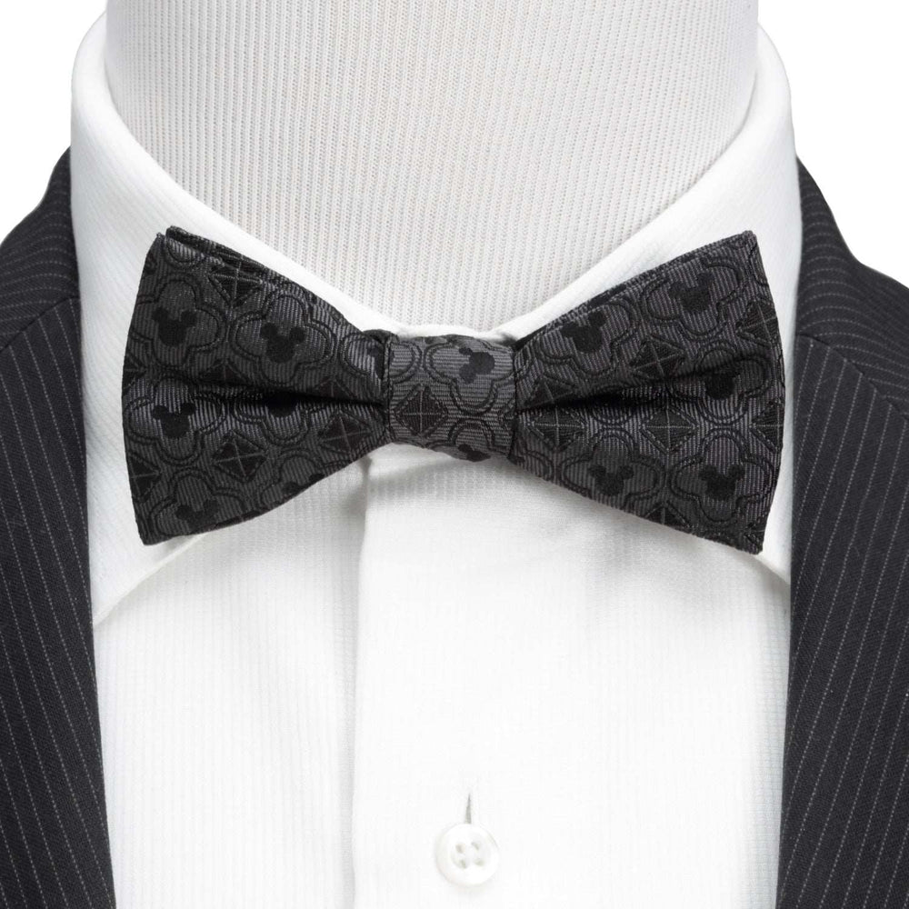 Disney Mickey Mouse Pattern Black Bow Tie - Cufflinks.com - Flyclothing LLC