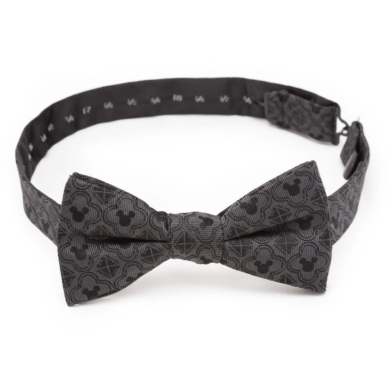 Disney Mickey Mouse Pattern Black Bow Tie - Cufflinks.com - Flyclothing LLC