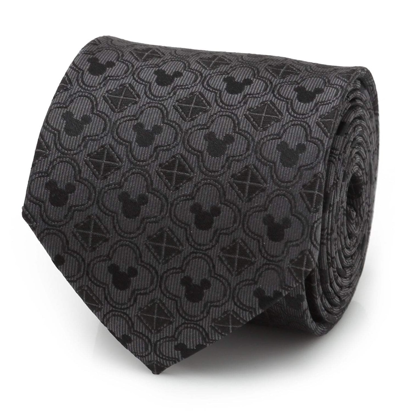 Disney Mickey Mouse Pattern Black Men's Tie - Cufflinks.com - Flyclothing LLC