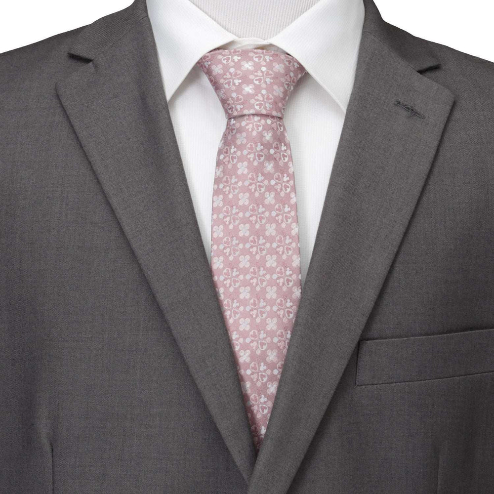 Disney Mickey Mouse Silhouette Blossom Pink Men's Tie - Cufflinks.com - Flyclothing LLC