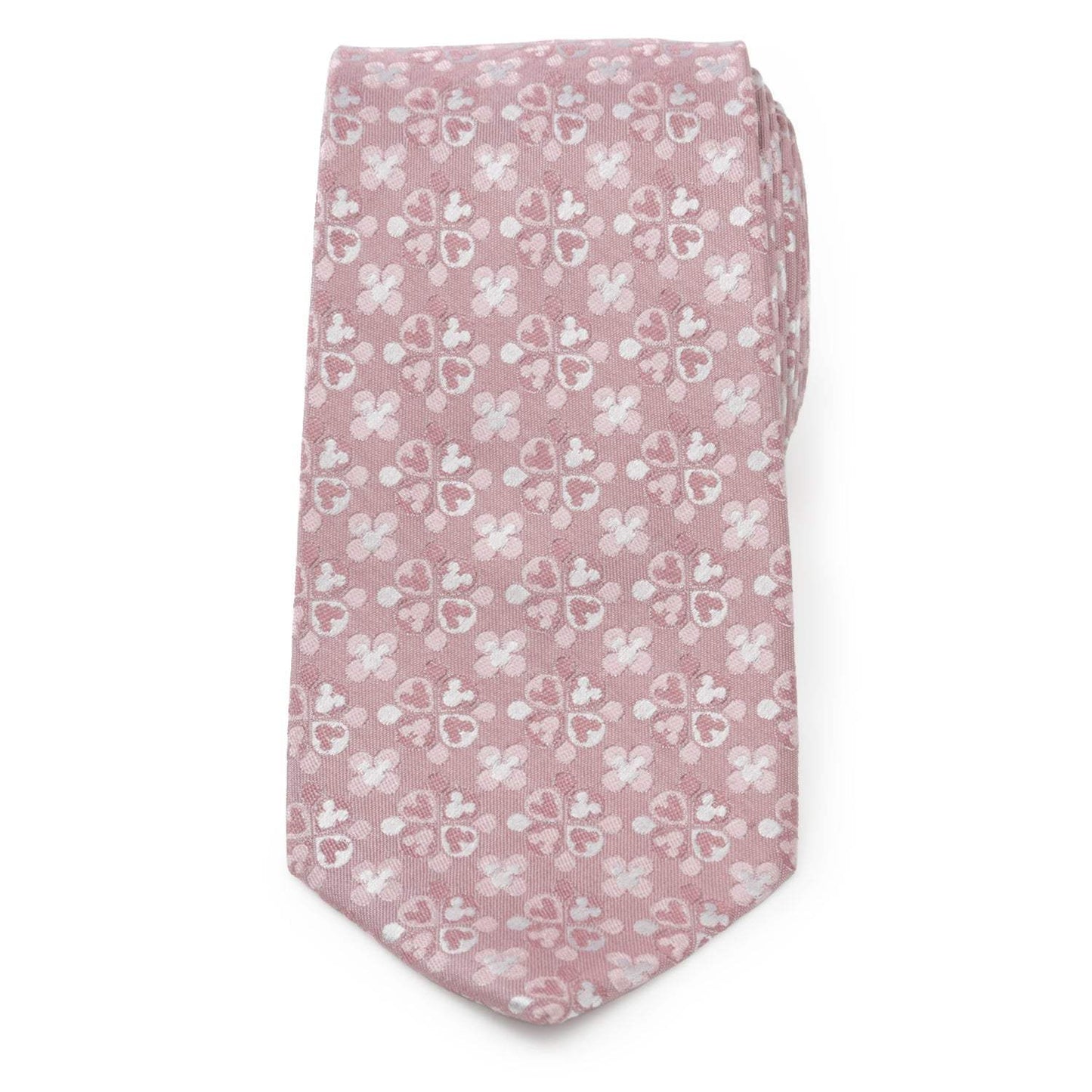 Disney Mickey Mouse Silhouette Blossom Pink Men's Tie - Cufflinks.com - Flyclothing LLC
