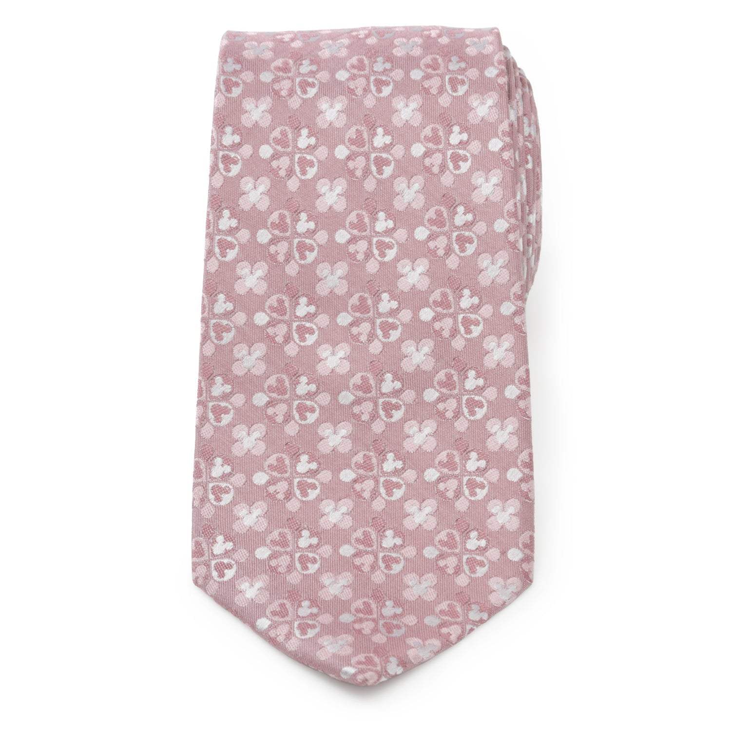 Disney Mickey Mouse Silhouette Blossom Pink Men's Tie - Cufflinks.com - Flyclothing LLC