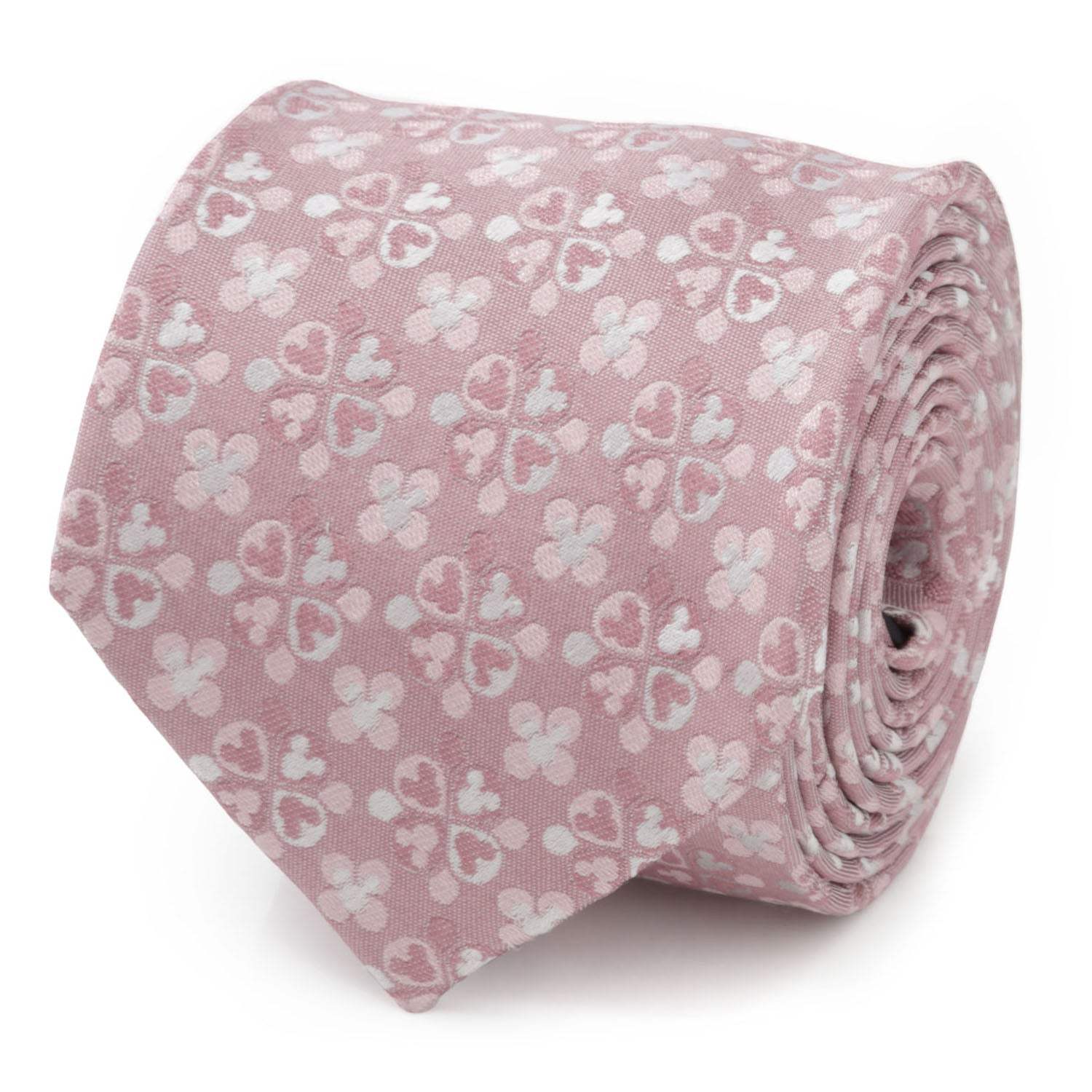 Disney Mickey Mouse Silhouette Blossom Pink Men's Tie - Cufflinks.com - Flyclothing LLC