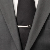 Disney Mickey Mouse Onyx Stainless Steel Tie Bar - Cufflinks.com - Flyclothing LLC