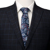 Disney Mickey and Friends Paisley Blue Multi Men's Tie - Cufflinks.com - Flyclothing LLC