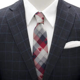 Disney Mickey Mouse Red and Blue Plaid Men's Tie - Cufflinks.com - Flyclothing LLC
