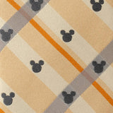 Disney Mickey Mouse Silhouette Tan Plaid Tie - Cufflinks.com - Flyclothing LLC