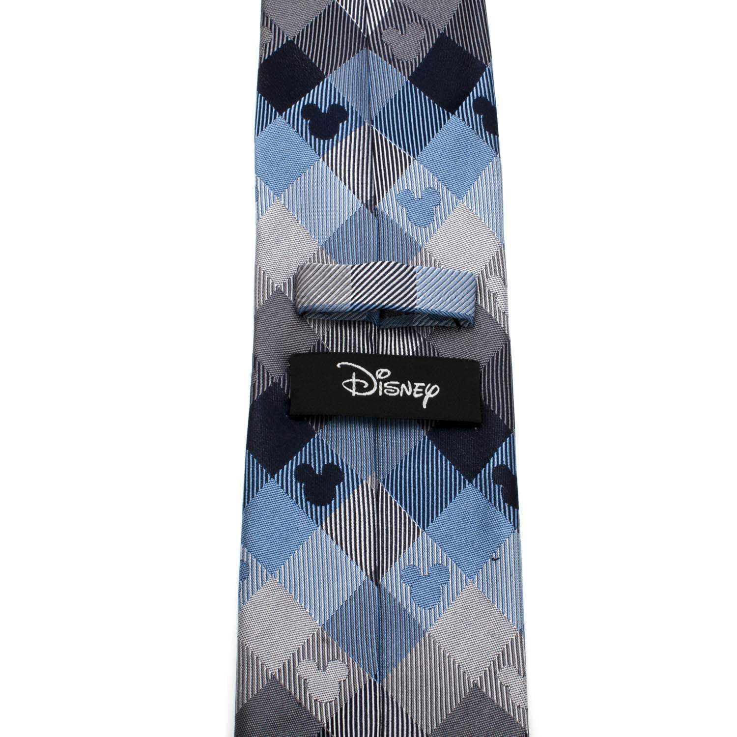 Disney Mickey Mouse Blue Plaid Mens Tie - Cufflinks.com - Flyclothing LLC
