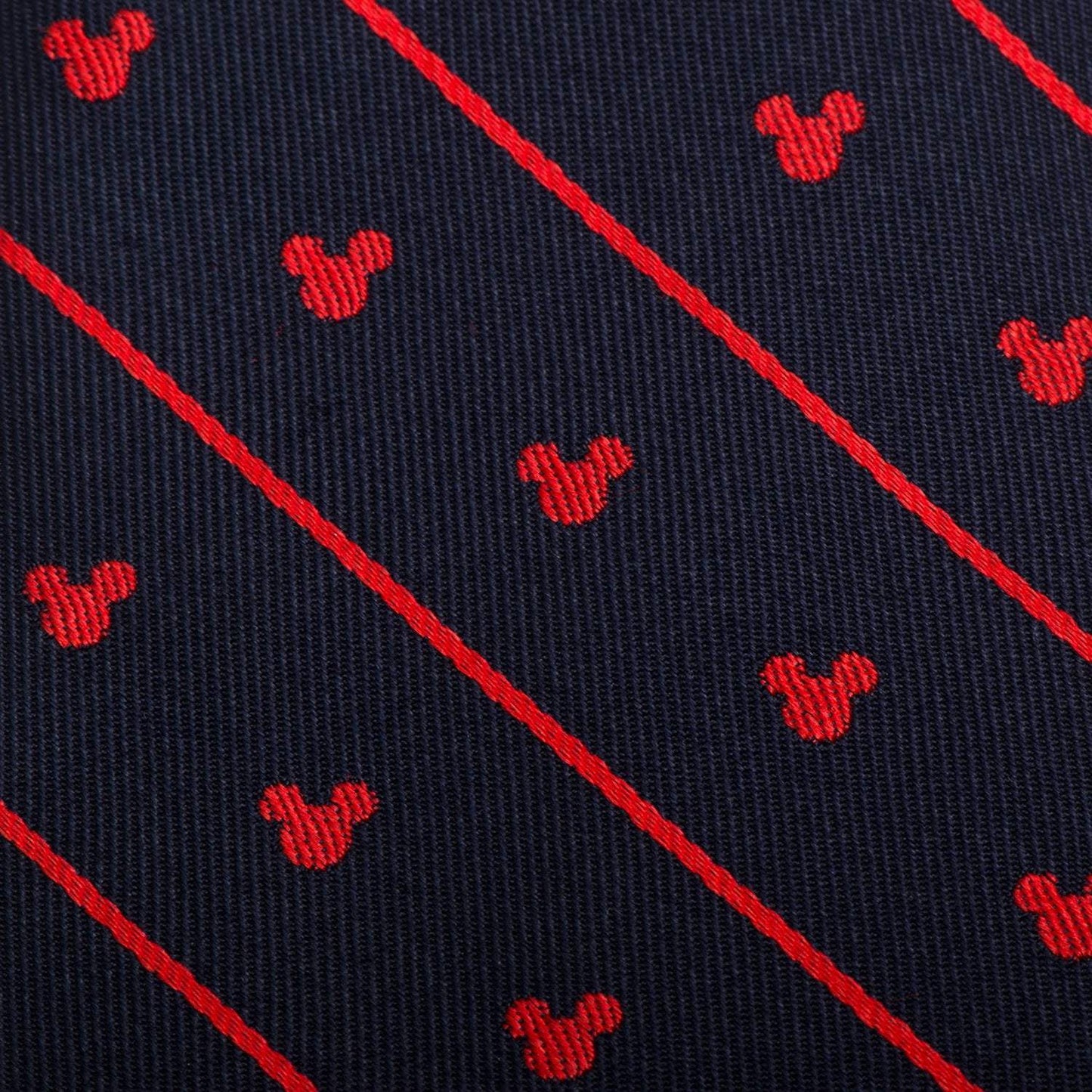 Disney Mickey Mouse Navy Pinstripe Tie - Cufflinks.com - Flyclothing LLC