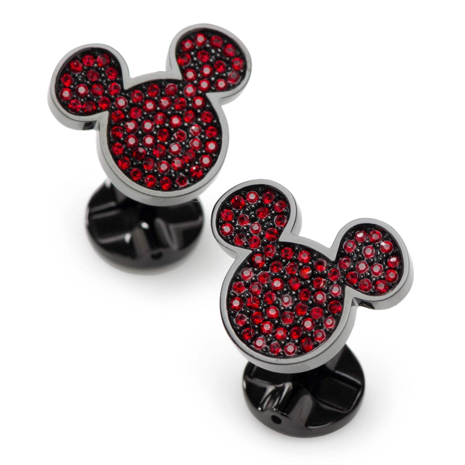 Disney Mickey Mouse Maroon Crystal Cufflinks - Cufflinks.com - Flyclothing LLC