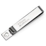 Disney Mickey Mouse Silhouette Cutout Silver Tie Bar - Cufflinks.com - Flyclothing LLC