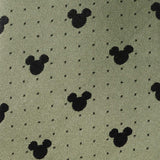 Disney Mickey Mouse Silhouette Dot Green Men's Tie - Cufflinks.com - Flyclothing LLC