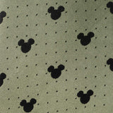Disney Mickey Mouse Silhouette Dot Green Men's Tie - Cufflinks.com - Flyclothing LLC
