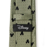 Disney Mickey Mouse Silhouette Dot Green Men's Tie - Cufflinks.com - Flyclothing LLC