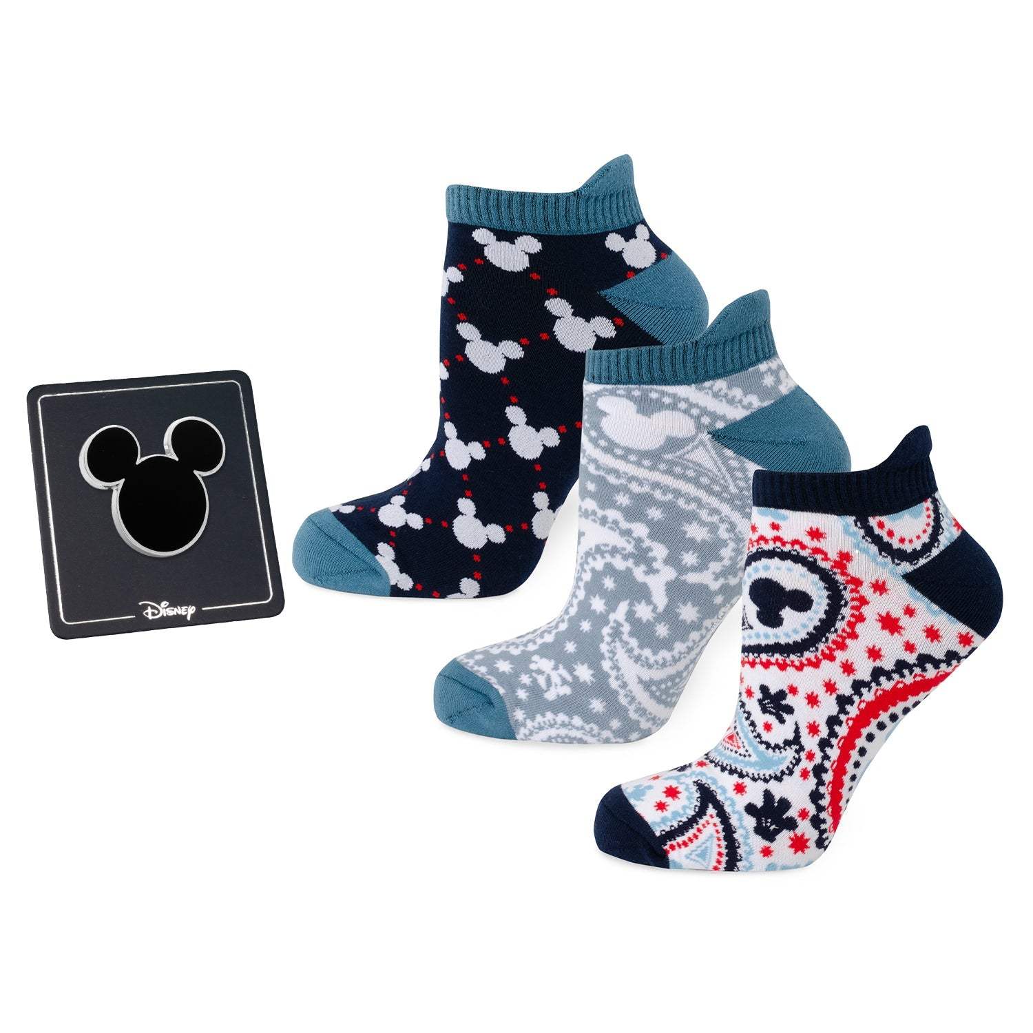 Mickey Mouse Silhouette Ankle Gift Set - Cufflinks.com - Flyclothing LLC