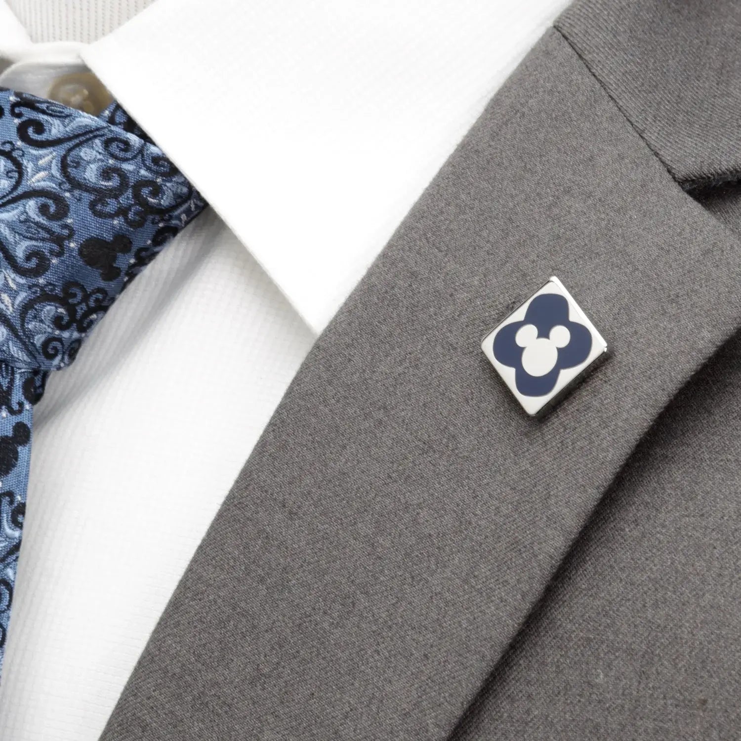 Disney Mickey Mouse Steamboat Willie Sock and Mickey Blue Lapel Pin Gift Set - Cufflinks.com - Flyclothing LLC