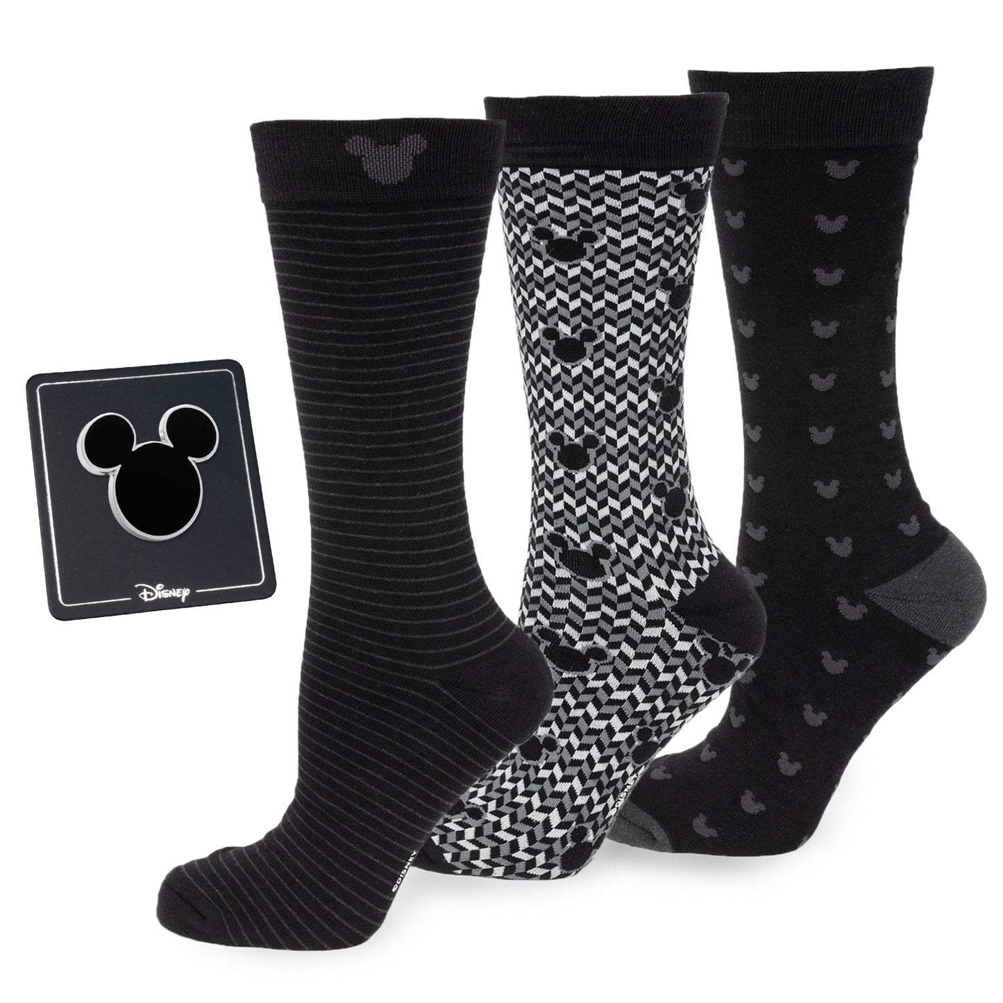 Mickey Mouse Silhouette Black Gift Set - Cufflinks.com - Flyclothing LLC