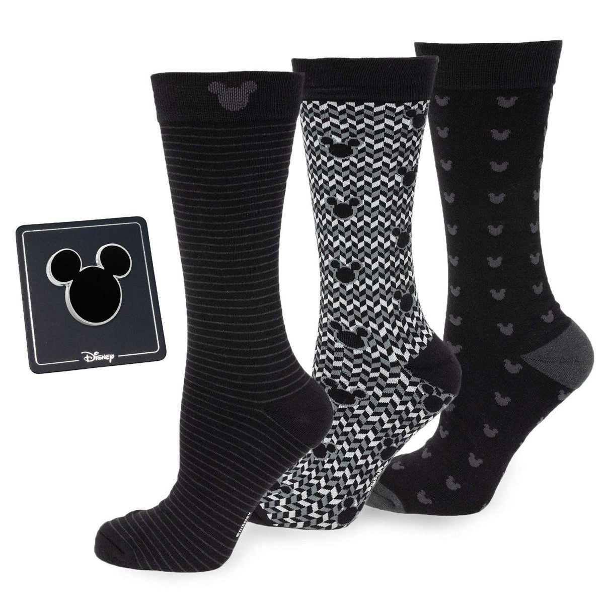 Mickey Mouse Silhouette Black Gift Set - Cufflinks.com - Flyclothing LLC