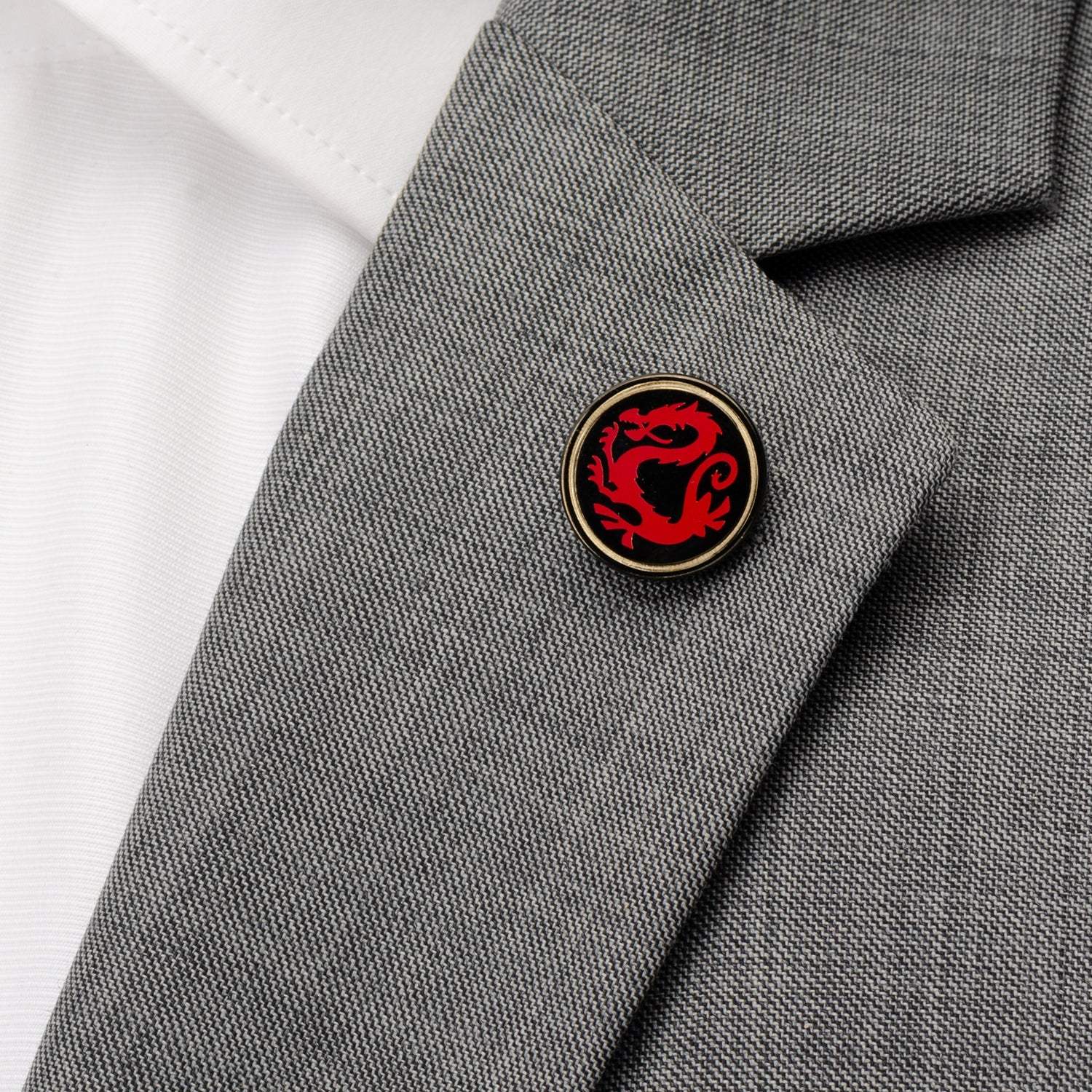 Disney Mulan Mushu Emblem Lapel Pin - Cufflinks.com - Flyclothing LLC