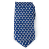 Disney Mickey Mouse Silhouette Pattern Dot Blue Tie - Cufflinks.com - Flyclothing LLC