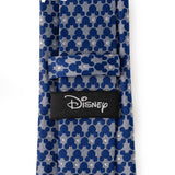 Disney Mickey Mouse Silhouette Pattern Dot Blue Tie - Cufflinks.com - Flyclothing LLC