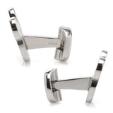 Disney Mickey Mouse Silhouette Lavender Mother of Pearl Sterling Silver Cufflinks - Cufflinks.com - Flyclothing LLC