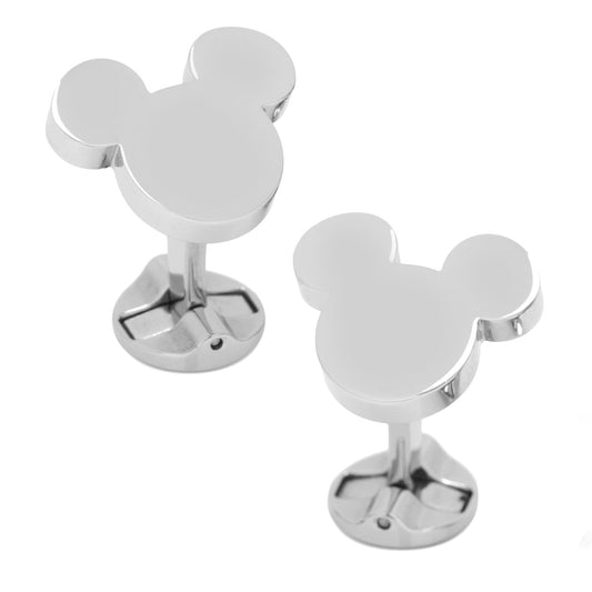 Disney Mickey Mouse Silhouette Stainless Steel Cufflinks
