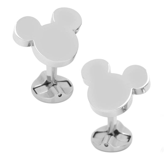 Disney Mickey Mouse Silhouette Stainless Steel Cufflinks - Cufflinks.com - Flyclothing LLC