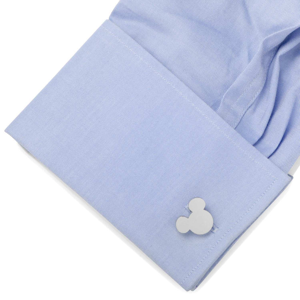 Disney Mickey Mouse Silhouette Stainless Steel Cufflinks - Cufflinks.com - Flyclothing LLC