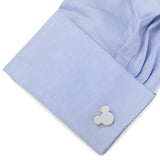 Disney Mickey Mouse Silhouette Stainless Steel Cufflinks - Cufflinks.com - Flyclothing LLC