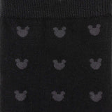 Disney Mickey Mouse Silhouette Motif Black Sock and Mickey Blue Lapel Pin Gift Set - Cufflinks.com - Flyclothing LLC