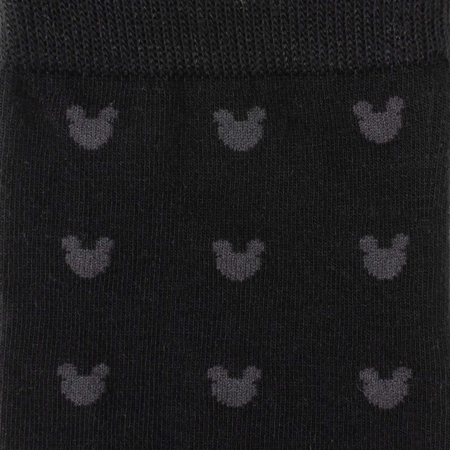Disney Mickey Mouse Silhouette Motif Black Sock and Mickey Blue Lapel Pin Gift Set - Cufflinks.com - Flyclothing LLC