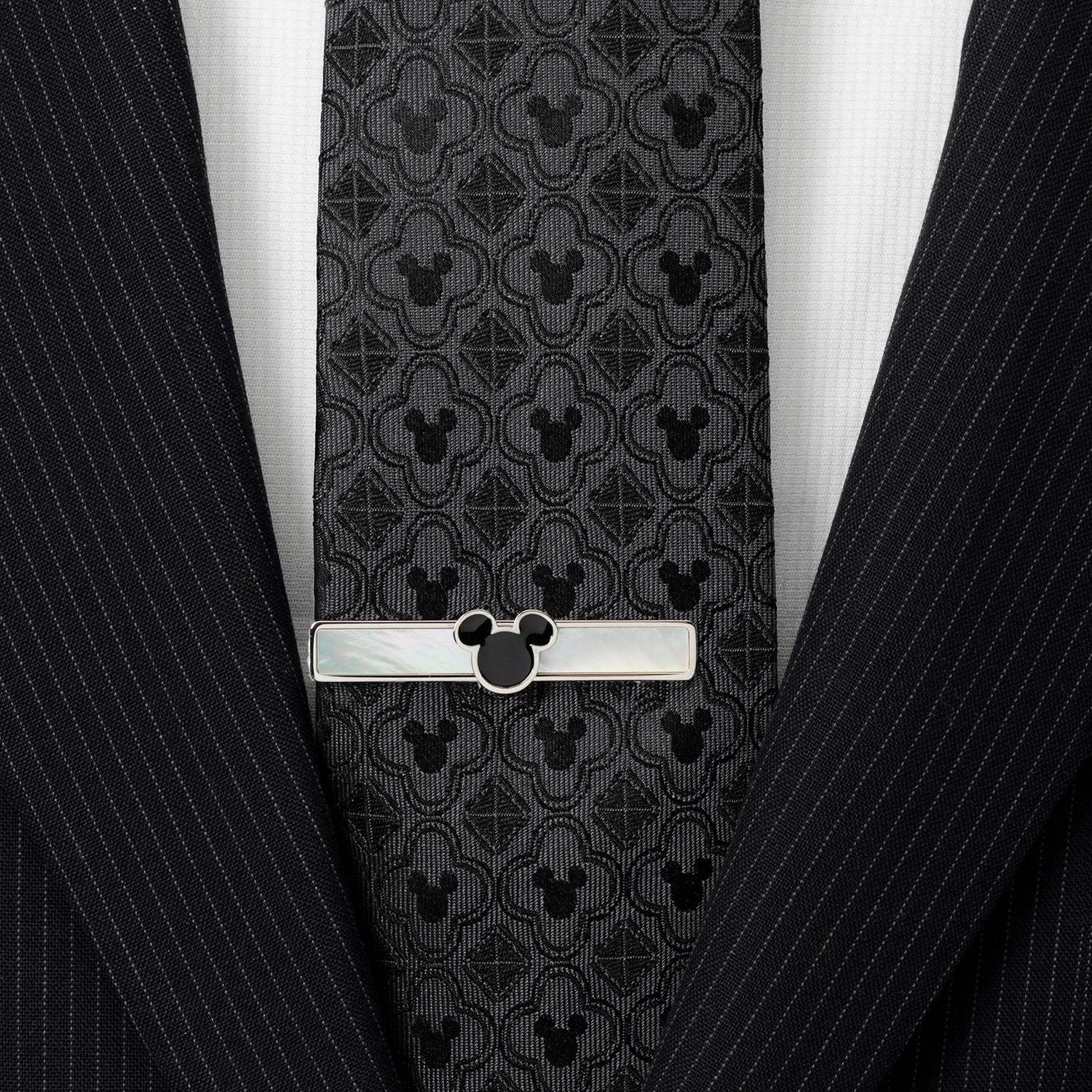 Disney Mickey Mouse Mother of Pearl Tie Clip - Cufflinks.com - Flyclothing LLC