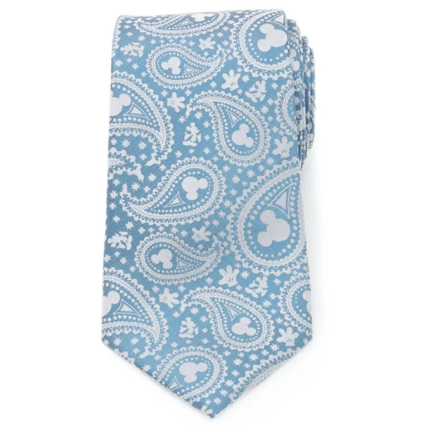 Disney Mickey Mouse Teal Paisley Men's Tie - Cufflinks.com - Flyclothing LLC