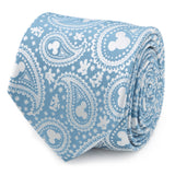Disney Mickey Mouse Teal Paisley Men's Tie