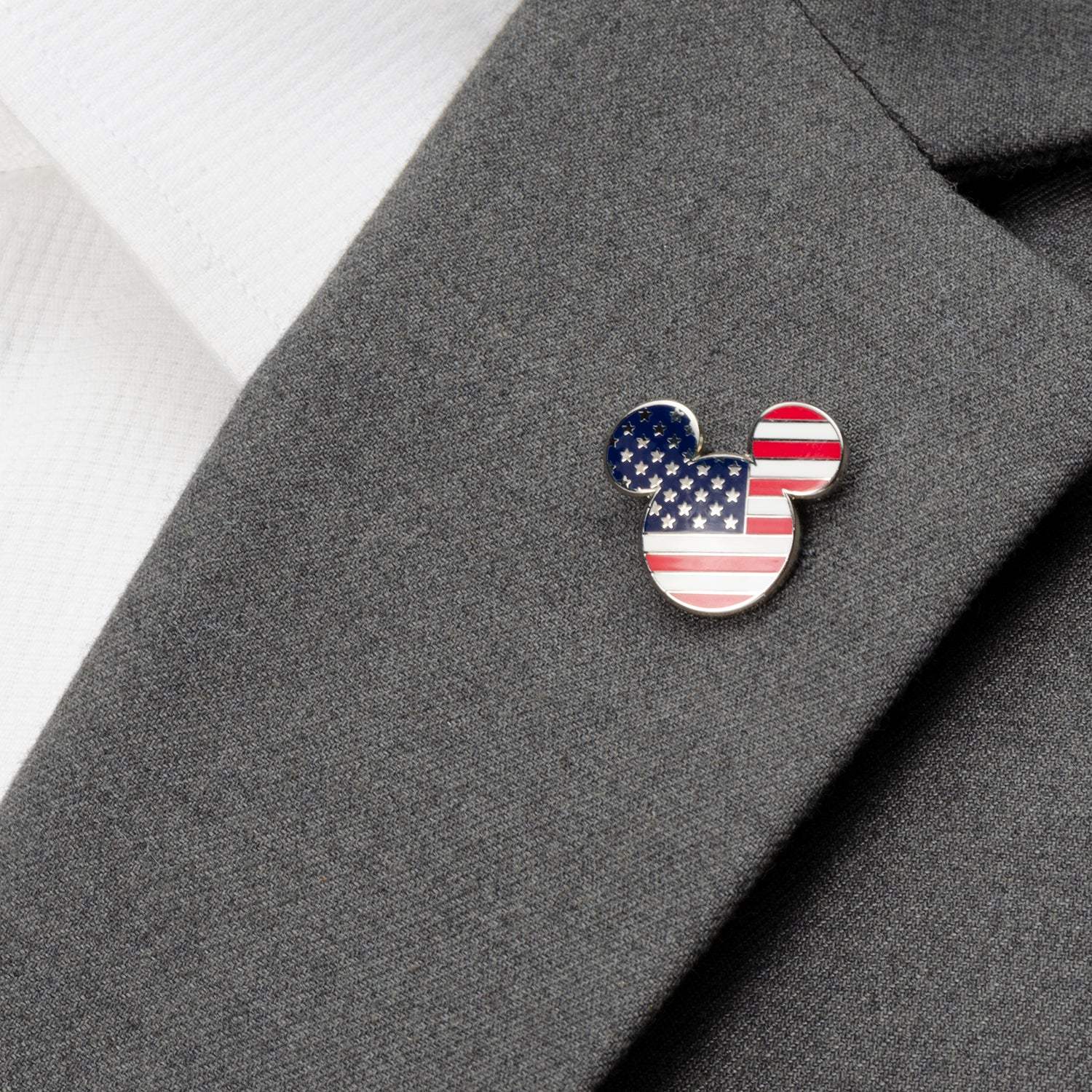 Disney Mickey Mouse Stars and Stripes Lapel Pin - Cufflinks.com - Flyclothing LLC