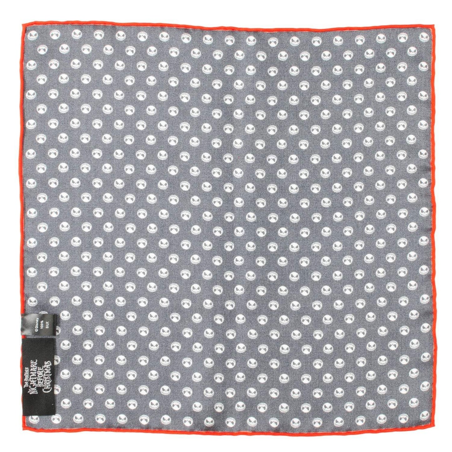 Disney The Nightmare Before Christmas Jack Skellington Men's Black Pocket Square - Cufflinks.com - Flyclothing LLC