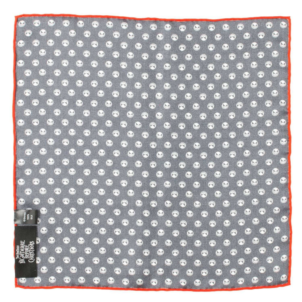 Disney The Nightmare Before Christmas Jack Skellington Men's Black Pocket Square - Cufflinks.com - Flyclothing LLC