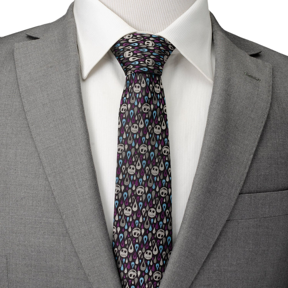 Disney The Nightmare Before Christmas Jack Skellington Patterned Men's Tie - Cufflinks.com - Flyclothing LLC